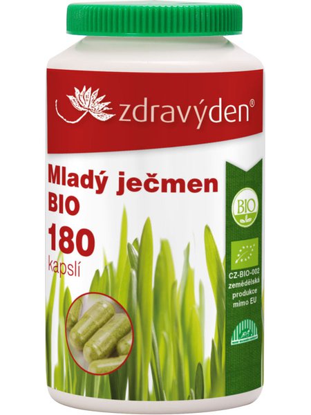 Mladý ječmen BIO 180 kapslí