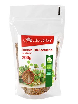 Rukola BIO - semena na klíčení 200g
